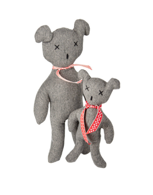 Peluche pour Chien Ours "Orsu" gris - Dogs in the City