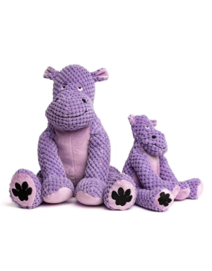 Peluche pour Chien Hippopotame - Fabdog