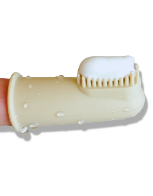 Brosse à Dents Doigtier Chien Chiot - Wag & Bright