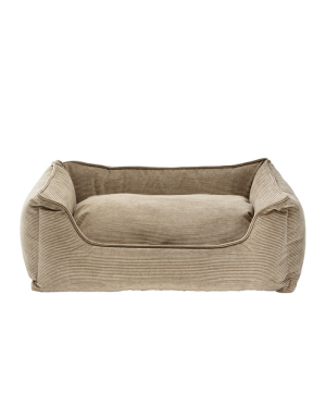 Lit pour Chien Velours Côtelé Sand - Confort Design