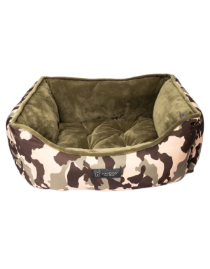 Lit pour Chien Camouflé Réversible - Confort Ultime