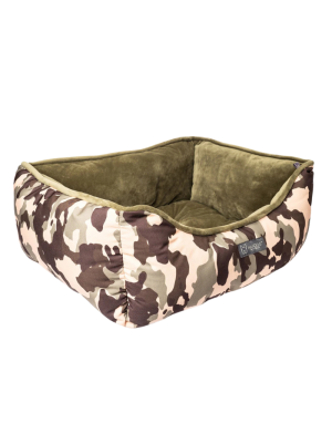 Lit pour Chien Camouflé Réversible - Confort Ultime