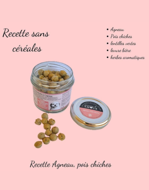 Friandise Petits Chiens 100% Naturel Biscuits Agneau sans Céréales - Crocandiz