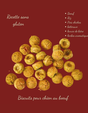 Biscuits pour Chien au Boeuf - Crocandiz