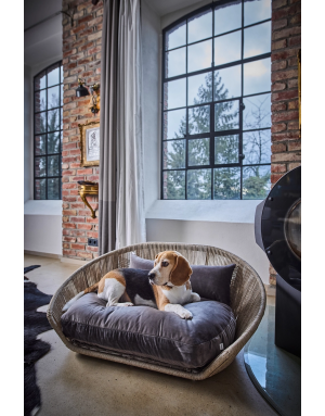 Lit pour Chien Vogue Design OXFORD LABONI Stone