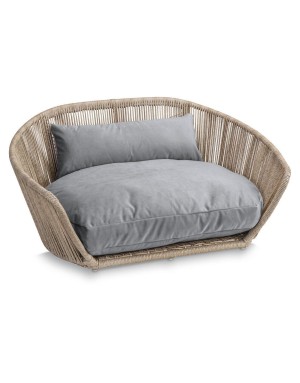 Lit pour Chien Vogue Design OXFORD LABONI Grey