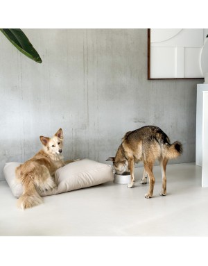 Gamelle Marbre de Carrara Véritable pour Chien et Chat - Luxe & Design