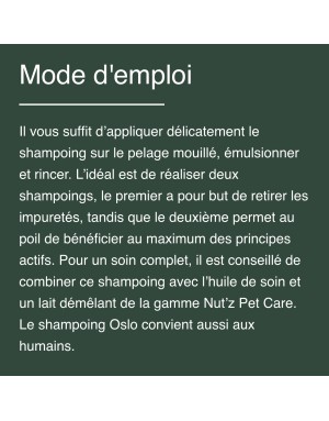 Shampoing pour Chien Olslo Doux Universel - Nut'z