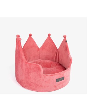 Panier Chien et Chat Crown Rose Royal - Design Confort