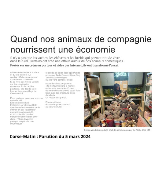 Notre Première Parution Presse Corse-Matin