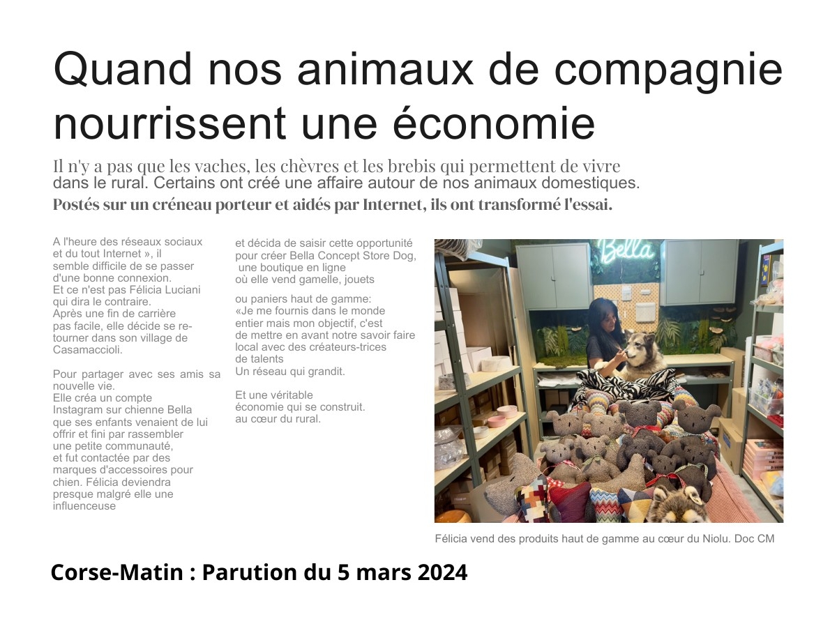 Notre Première Parution Presse Corse-Matin